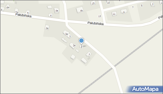 Pinczyn, Pałubińska, 2, mapa Pinczyn