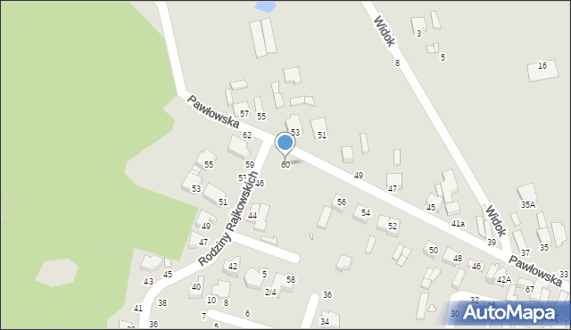Piotrków Trybunalski, Pawłowska, 60, mapa Piotrków Trybunalski