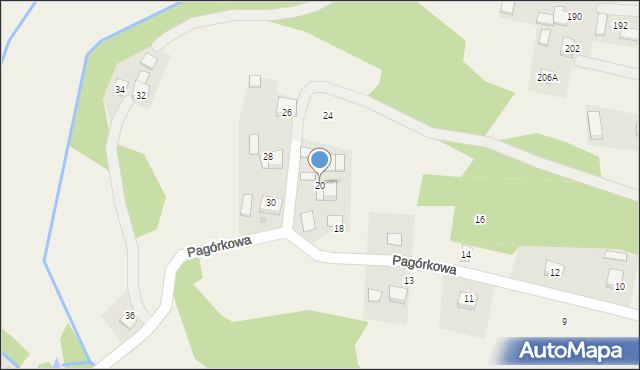 Piotrowice, Pagórkowa, 20, mapa Piotrowice