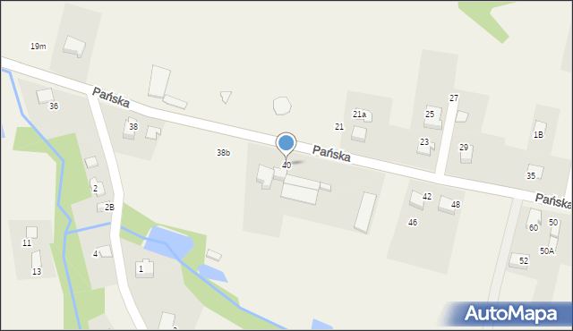 Pisarzowice, Pańska, 40, mapa Pisarzowice