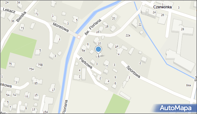 Pisarzowice, Parkowa, 1, mapa Pisarzowice