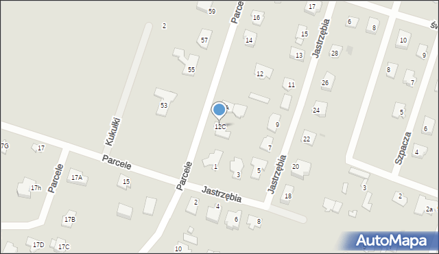 Płock, Parcele, 12C, mapa Płock