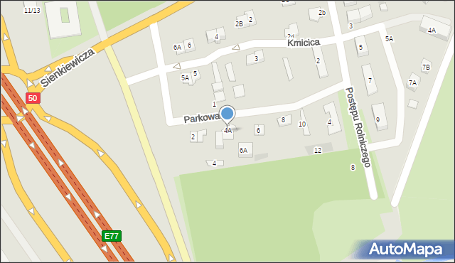 Płońsk, Parkowa, 4A, mapa Płońsk