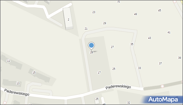 Pogórze, Paderewskiego Ignacego Jana, 19, mapa Pogórze