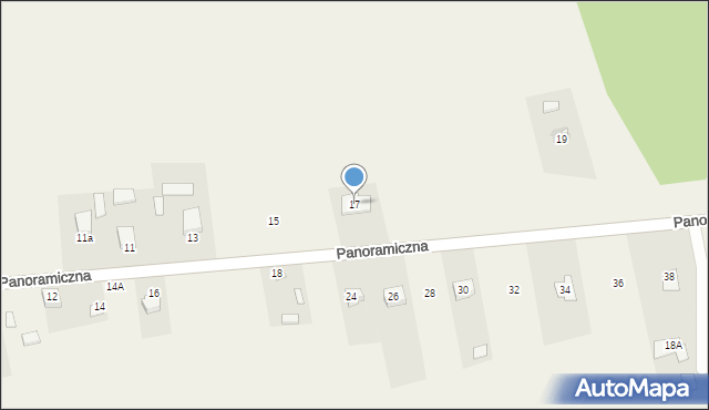 Promnik, Panoramiczna, 17, mapa Promnik