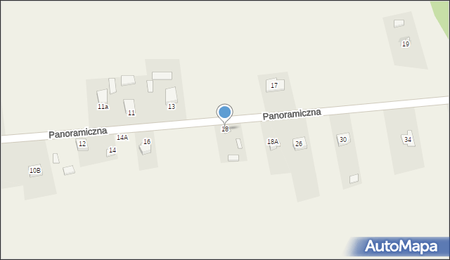 Promnik, Panoramiczna, 18, mapa Promnik