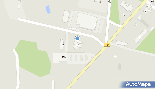 Prószków, Parkowa, 1A, mapa Prószków