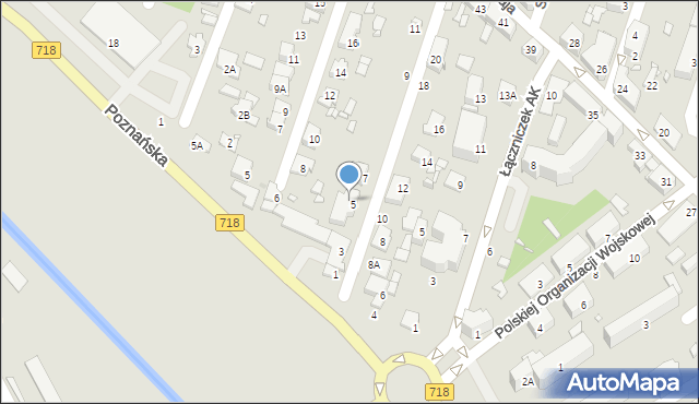 Pruszków, Pańska, 5/2, mapa Pruszków