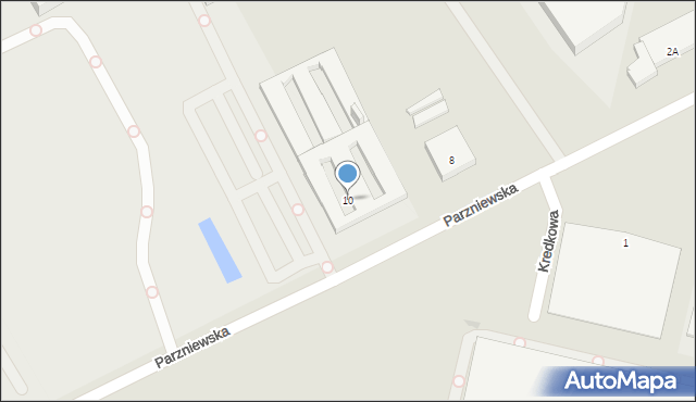 Pruszków, Parzniewska, 10, mapa Pruszków