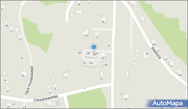 Przemyśl, Paderewskiego Ignacego Jana, 23C, mapa Przemyśla