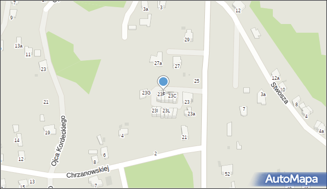 Przemyśl, Paderewskiego Ignacego Jana, 23E, mapa Przemyśla