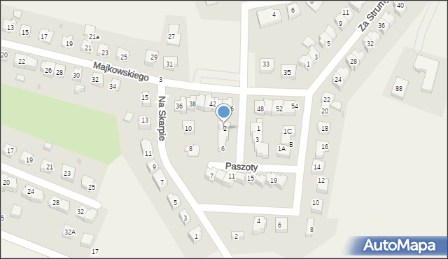 Przodkowo, Paszoty Józefa, ks., 2, mapa Przodkowo