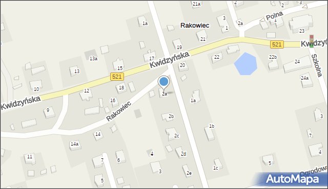 Rakowiec, Pawlicka, 2a, mapa Rakowiec