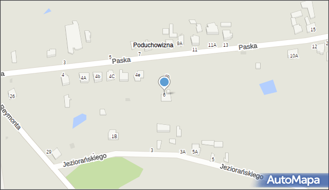 Rawa Mazowiecka, Paska, 6, mapa Rawa Mazowiecka