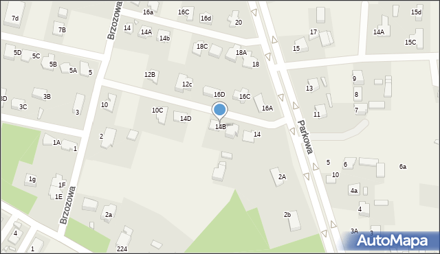 Rogoźnik, Parkowa, 14B, mapa Rogoźnik