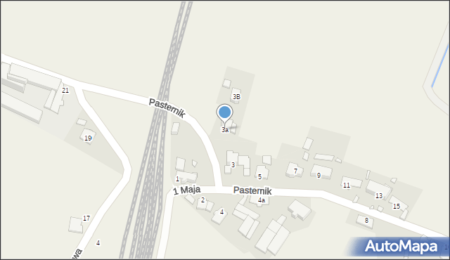 Rozmierka, Pasternik, 3a, mapa Rozmierka