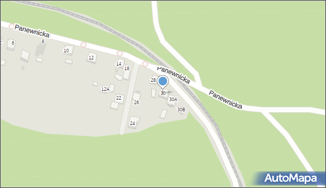 Ruda Śląska, Panewnicka, 30, mapa Rudy Śląskiej