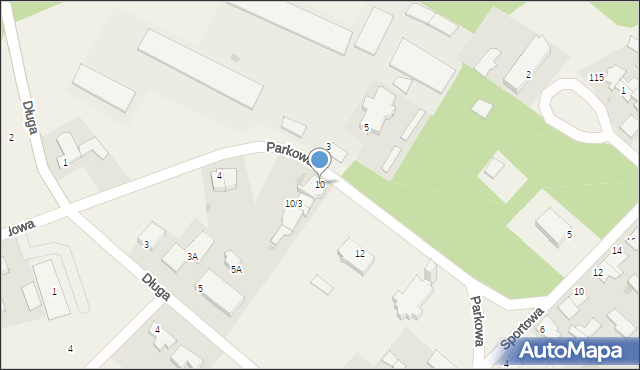 Rudzienice, Parkowa, 10, mapa Rudzienice