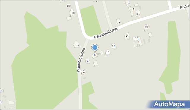 Sandomierz, Panoramiczna, 6, mapa Sandomierza