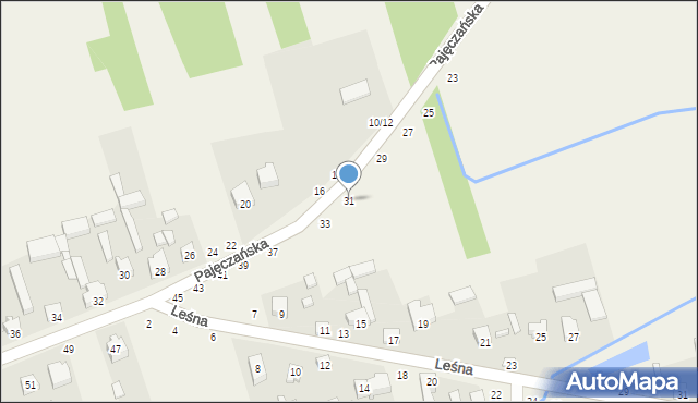 Siedlec, Pajęczańska, 31, mapa Siedlec