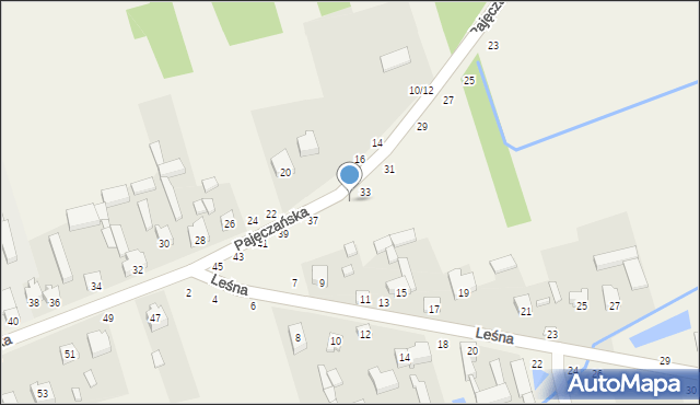 Siedlec, Pajęczańska, 35, mapa Siedlec