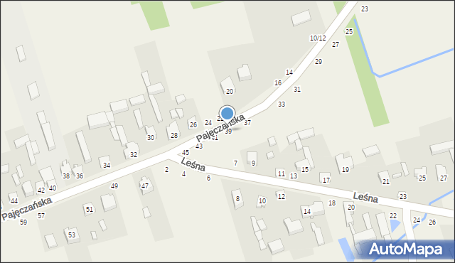 Siedlec, Pajęczańska, 39, mapa Siedlec