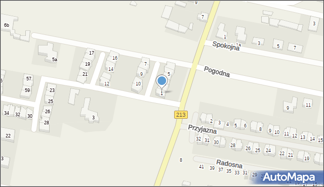 Siemianice, Parkowa, 1, mapa Siemianice