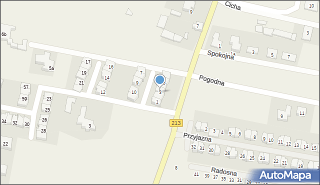 Siemianice, Parkowa, 3, mapa Siemianice