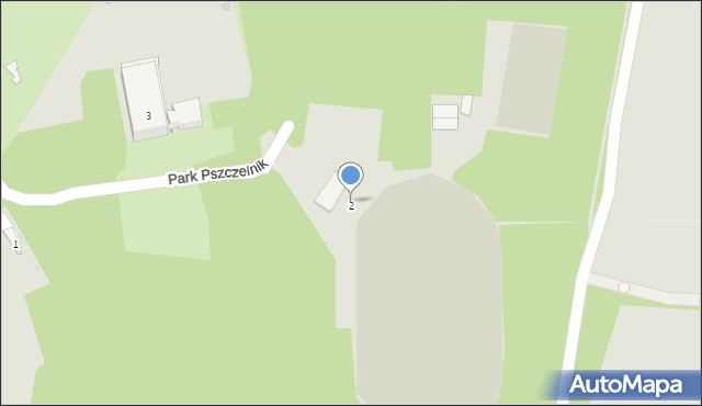 Siemianowice Śląskie, Park Pszczelnik, 2, mapa Siemianowice Śląskie