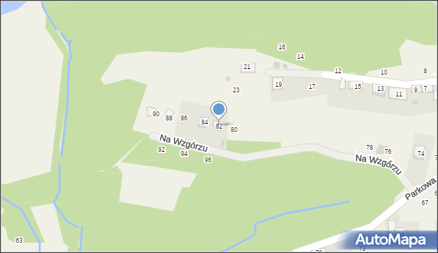 Siepraw, Parkowa, 82, mapa Siepraw