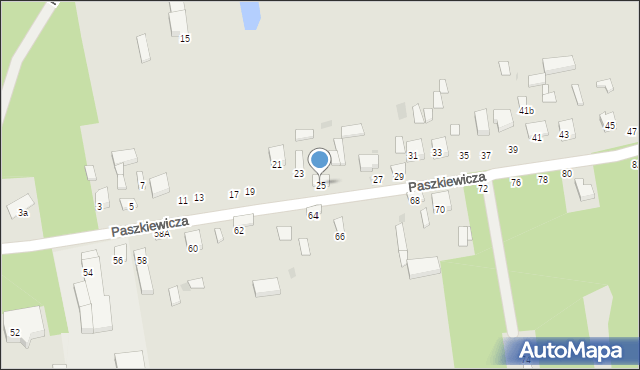 Sieradz, Paszkiewicza Wojciecha, 25, mapa Sieradz