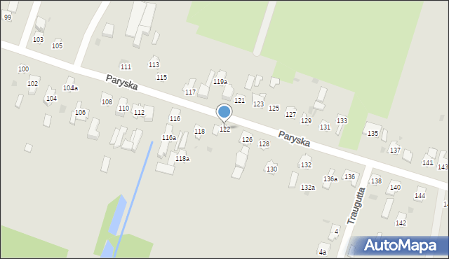 Skarżysko-Kamienna, Paryska, 122, mapa Skarżysko-Kamienna