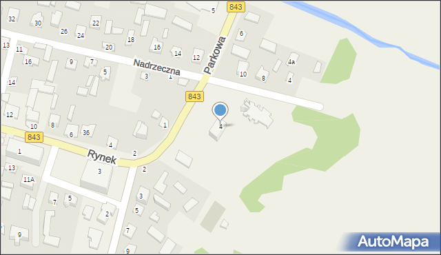 Skierbieszów, Parkowa, 4, mapa Skierbieszów