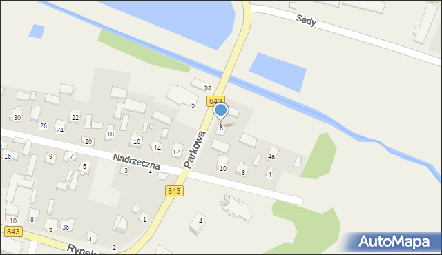 Skierbieszów, Parkowa, 6, mapa Skierbieszów