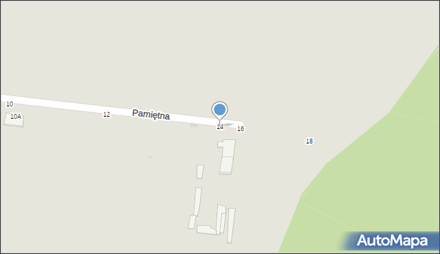 Skierniewice, Pamiętna, 14, mapa Skierniewic