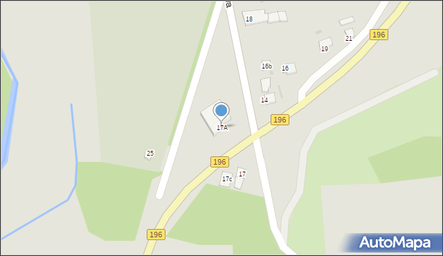 Skoki, Parkowa, 17A, mapa Skoki