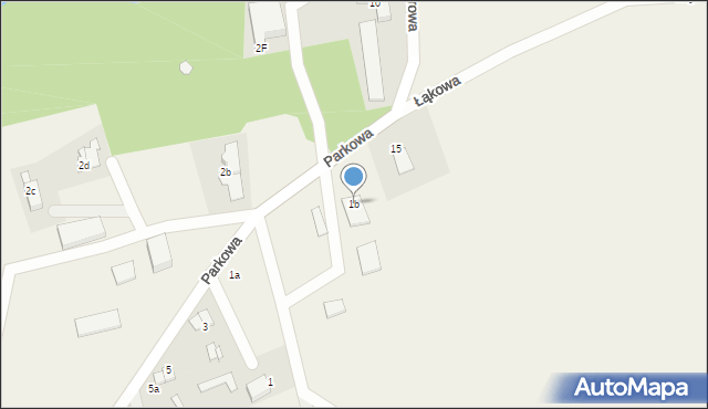 Skoroszyce, Parkowa, 1b, mapa Skoroszyce