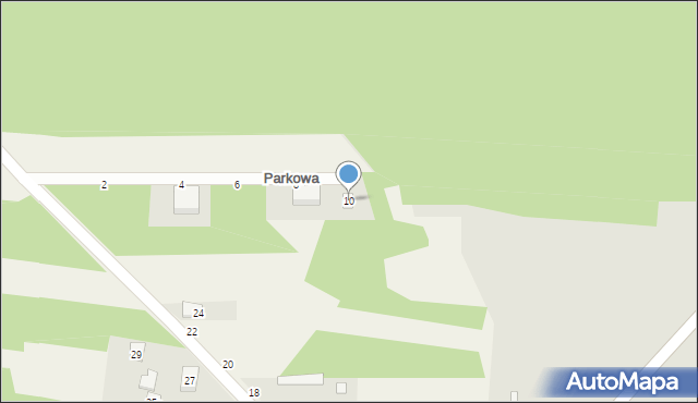 Skrajnica, Parkowa, 10, mapa Skrajnica