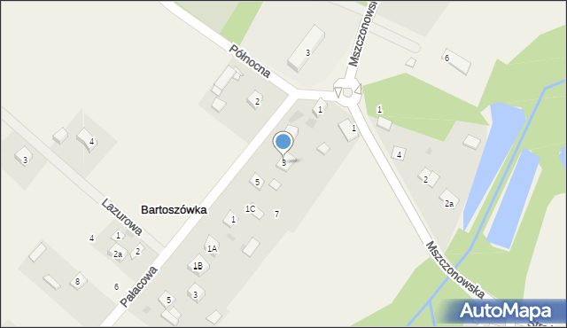 Skuły, Pałacowa, 3, mapa Skuły