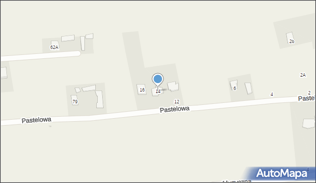 Snopków, Pastelowa, 14, mapa Snopków