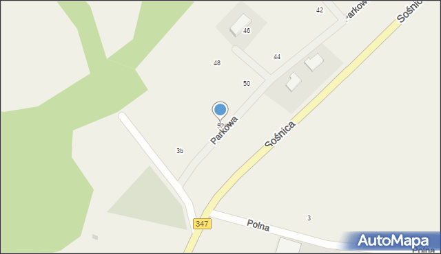 Sośnica, Parkowa, 52, mapa Sośnica