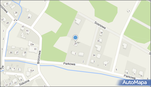 Stara Kuźnia, Parkowa, 1A, mapa Stara Kuźnia