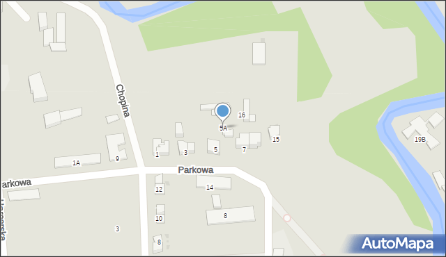 Starogard Gdański, Parkowa, 5A, mapa Starogard Gdański