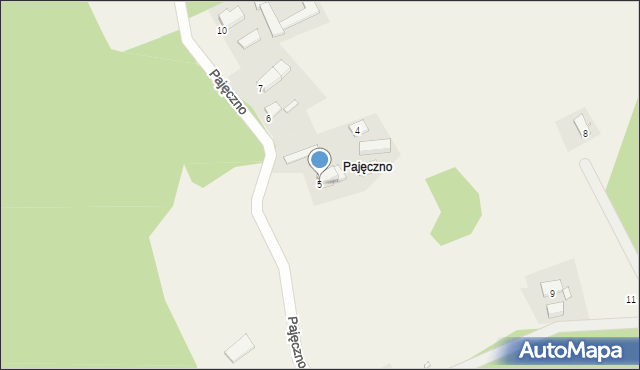 Sterków, Pajęczno, 5, mapa Sterków