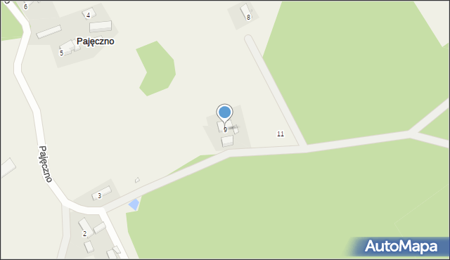 Sterków, Pajęczno, 9, mapa Sterków