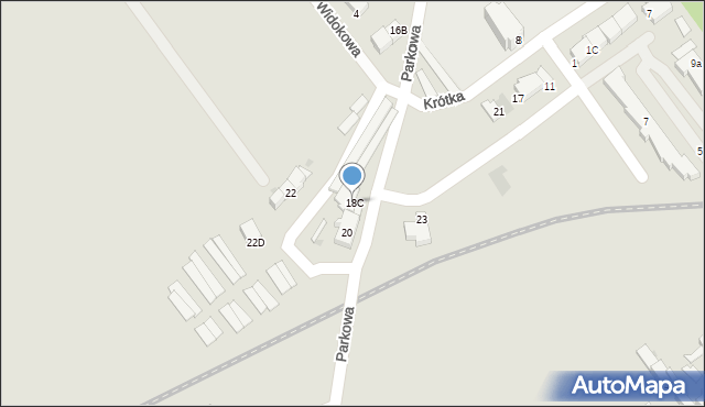 Strzegom, Parkowa, 18C, mapa Strzegom