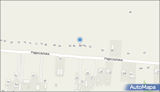 Strzelce Wielkie, Pajęczańska, 56, mapa Strzelce Wielkie