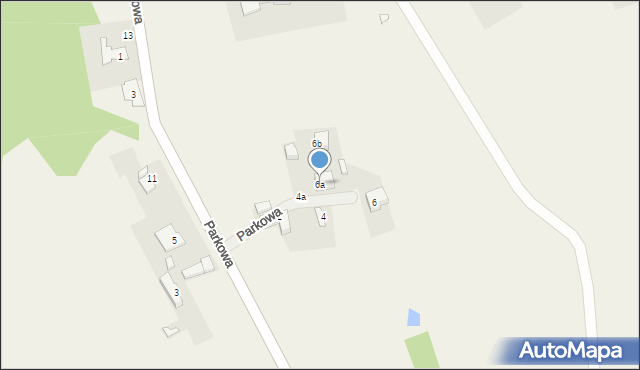 Strzyżowice, Parkowa, 6a, mapa Strzyżowice