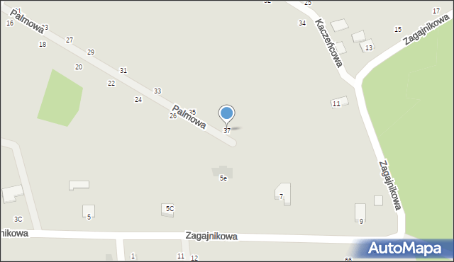 Styków, Palmowa, 37, mapa Styków