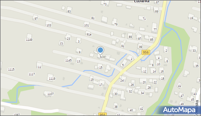 Sułkowice, Partyzantów, 7, mapa Sułkowice